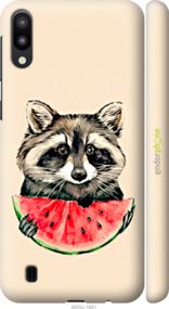 Чохол на Samsung Galaxy M10 Єнотик з кавуном "4605m-1661-2448"