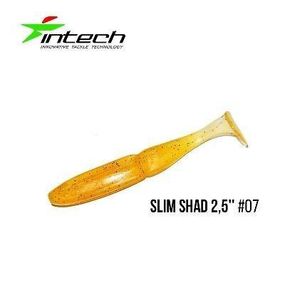 ".Приманка Intech Slim Shad 2,5"(12 шт) (#07)