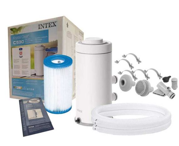 Насос-фільтр 26604 Intex картриджний C530 2006 л/рік, в коробці (6941057429014)