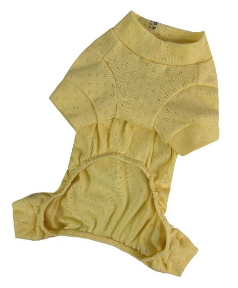 Костюм перфорований жовтий D-191 | Зображення 1