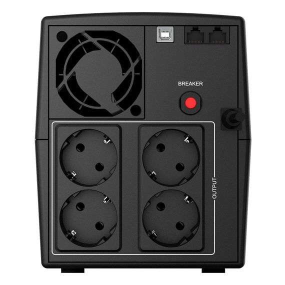 Пристрій безперебійного живлення nJoy Keen 1500VA USB (UPLI-LI150KU-CG01B) | Зображення 3