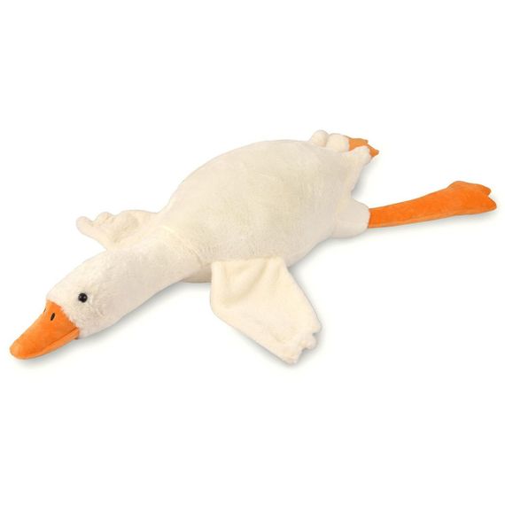 Плюшева іграшка подушка (50-90см), 50 см, Гусак / Дитяча м'яка іграшка-обіймашка / Іграшка антистрес | Зображення 2