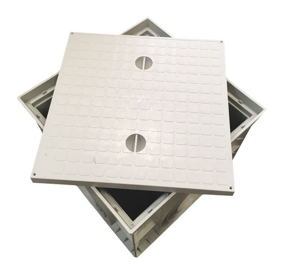 Колодязь кабельний пластиковий ККп-5 з кришкою 550х550х550мм Ny95505631