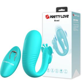 Вібратор для пар з поступальним рухом з пультом ЛУ Pretty Love — Remi, BI-300093W Sex Aura