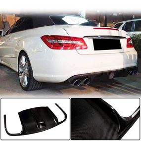 Дифузор заднього бампера (для E63 AMG 2009-2013, Карбон) для Mercedes E-сlass coupe C207 рр