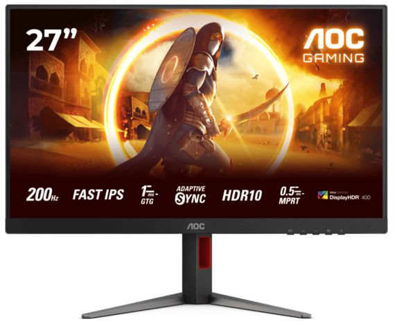 Монiтор 27" AOC 27G4HA Black | Зображення 1