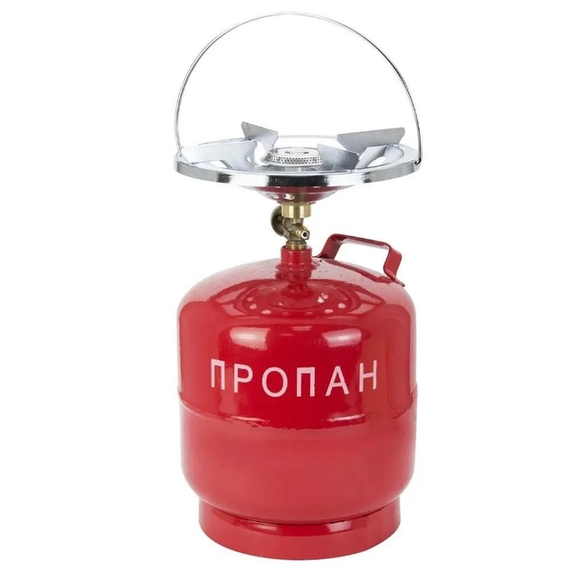 Кемпінговий газовий балон Турист на 8 л з пальником | Зображення 1