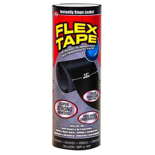 Водонепроницаемая изоляционная сверхпрочная скотч-лента Flex Tape 30 см GD-84 | Зображення 2