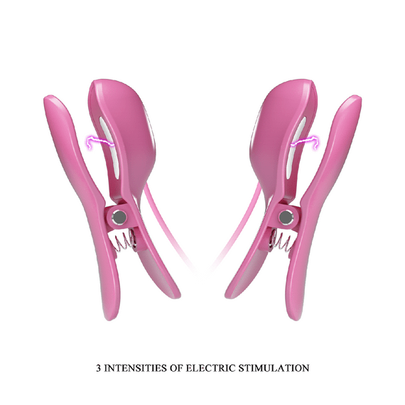 Затискачі для сосків - Pretty Love Nipple Clip Romantic Wave II Pink Sex Aura | Зображення 7