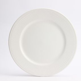 Тарілка обідня Lingte Embossed LTS06-1 27 см біла