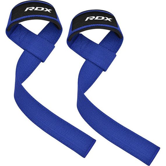 Лямки для тяги RDX W1 Gym Single Strap Blue Plus | Зображення 1