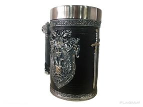 Кружка Чашка 3D Skull Mug Череп Пивная кружка Двуглавый Орёл