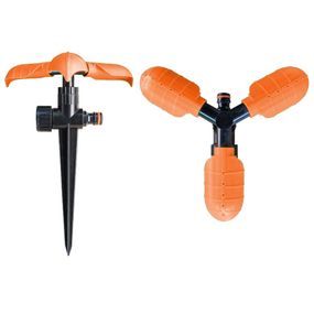 Зрошувач обертовий Bradas BLACK LINE з трьома листочками на кілку ECO-PW3325