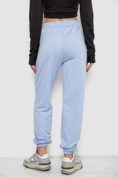 Спортивні штани жіночі, колір світло-блакитний, 238R324 | Зображення 3