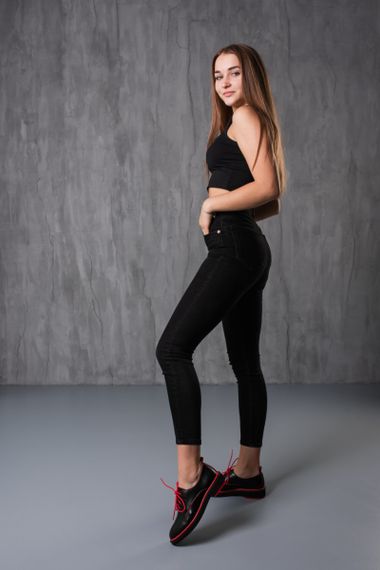 Туфлі жіночі Fashion Linus 3796 36 розмір 23,5 см Чорний | Зображення 8