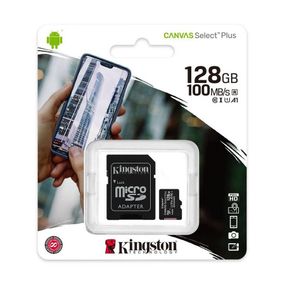 Карта памяти Kingston microSDXC 128GB Class 10