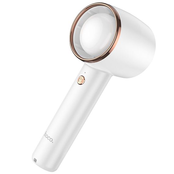 Портативний вентилятор Hoco HX21 Wind high speed handheld fan 4000 mAh White | Зображення 3
