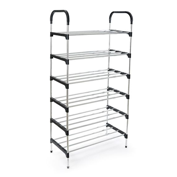 Полка для обуви YT-264.6 уровней,60х20см,Black,Box