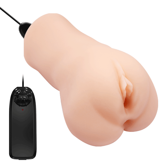 Мастурбатор з вібрацією CRAZY BULL-Realistic Pocket Pussy, BM - 009227Z Sex Aura | Зображення 4