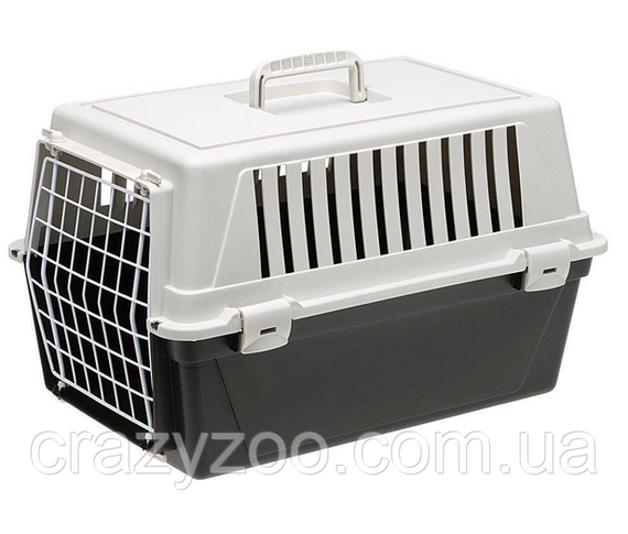 Переноска для собак и котов Ferplast Atlas 10 EL черно-серая до 5 кг 48x32.5x29 см 73007199