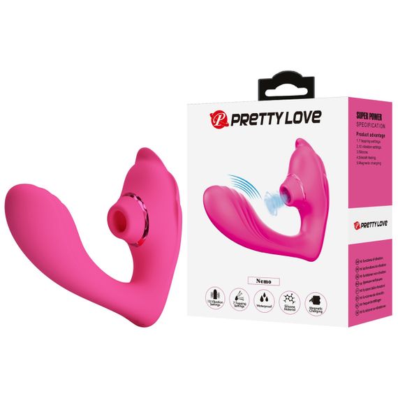 Вібромасажер PRETTY LOVE NEMO, 7 tapping functions 10 vibration functions Sex Aura
