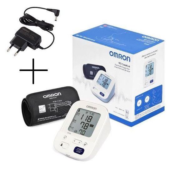 Тонометр Omron M3 Comfort (HEM-7155-E) с адаптером автоматический на плечо гарантия 5 лет | Зображення 2