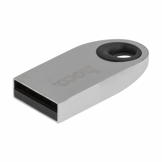 Флеш-накопичувач Hoco UD9 USB 2.0 – 128GB Срібний | Зображення 1