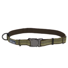 Ошейник светоотражающий для собак Coastal K9 Explorer Collar, 30-46 см, зеленый