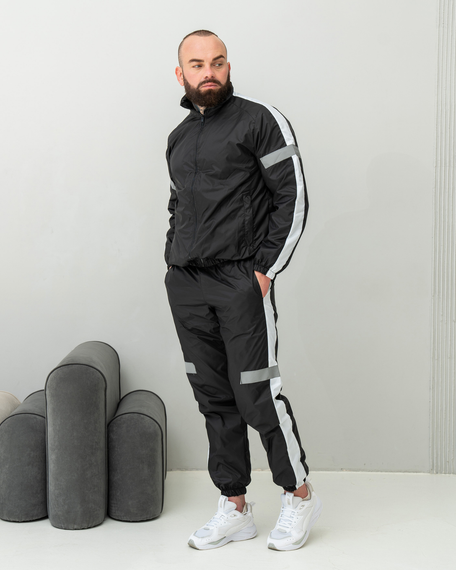 Костюм Рефлектив чёрный S M | Зображення 1