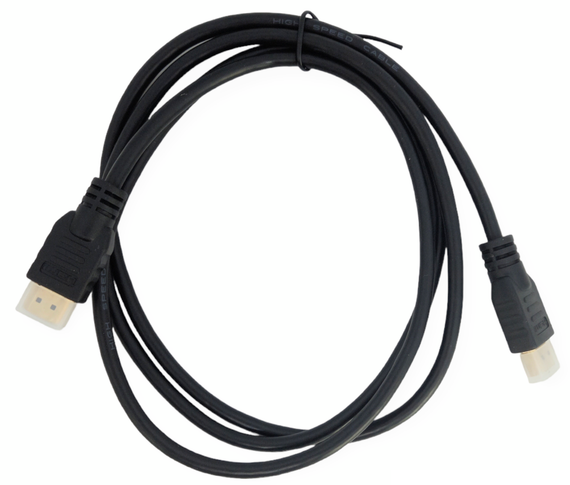 HDMI кабель шнур позолота мідь для TV DVD SAT чорний 1.5 метра HDMI to HDMI | Зображення 1
