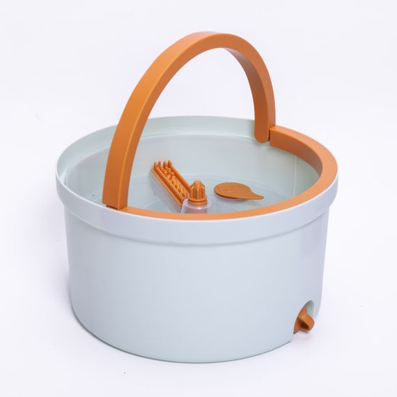 Набір для прибирання швабра з віджимом 119 (см) та відром 7 (л) професійна швабра з відром Блакитний HP-35015-45 | Зображення 5