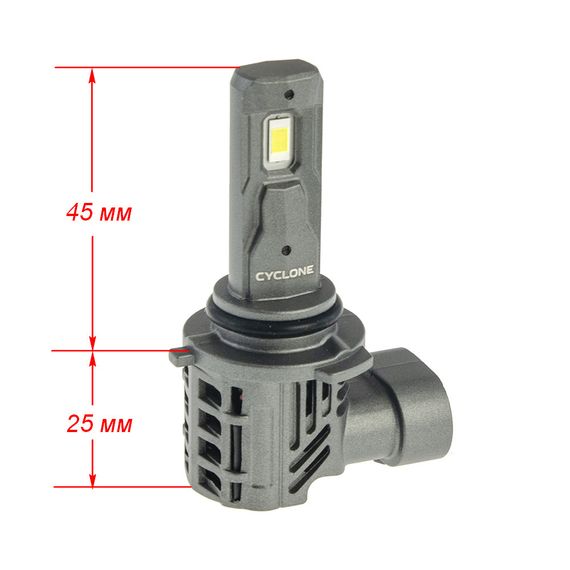 Світлодіодна лампа головного світла Cyclone Led 9006 HB4 5500K type 43 | Зображення 4