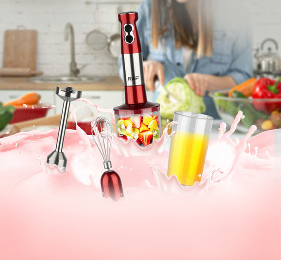 Блендер занурювальний RAF R-296 ручний 1000Вт | Зображення 1