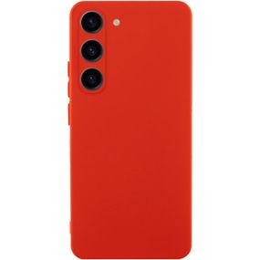 Чохол TPU GETMAN Liquid Silk Full Camera для Samsung Galaxy S23+ Червоний / Red