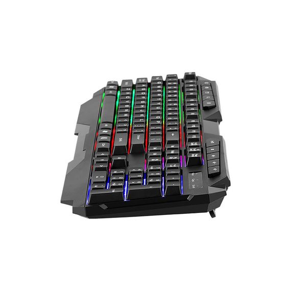 Клавіатура Xtrike ME KB-306 LED USB UA Black (KB-306UA) | Зображення 4