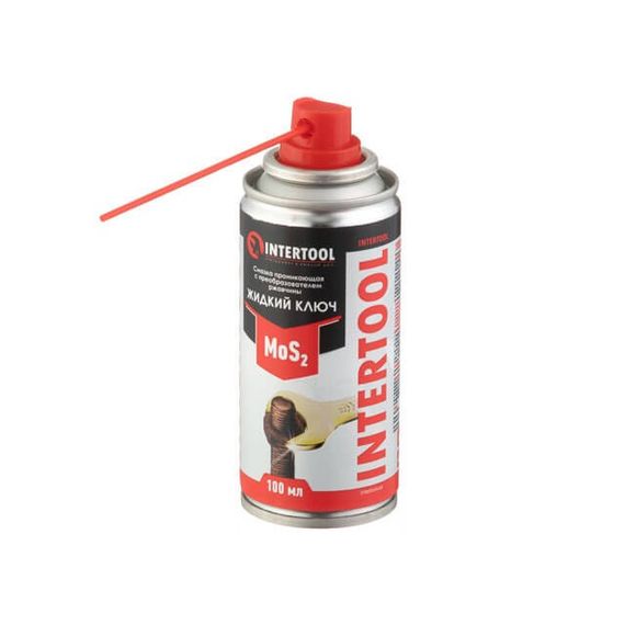 Мастило проникаюче "Рідкий Ключ", аерозоль 100 мл INTERTOOL FS-4110 | Зображення 1