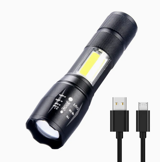 Фонарик ручной BAILONG BL-29-T6 USB MICRO CHARGE ∙ Тактический водонепроницаемый фонарь BAILONG BL-29-T6 | Зображення 2