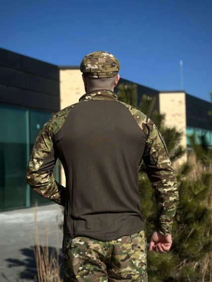 Військовий Статутний Комплект Мультикам 2 в 1 Кітель та Штани +Убакс Military MTP | Зображення 1
