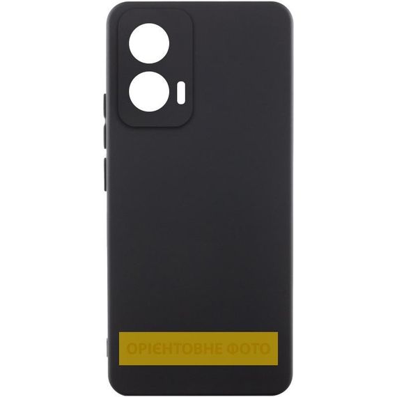 Чохол Silicone Cover Lakshmi Full Camera (AAA) для Motorola Moto G85 Білий / White Чорний / Black