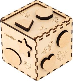 Кубик-сортер GoodPlay CUB-4-003 Різнокольоровий shop (4820276870833)