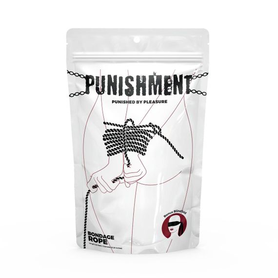 Мотузка для шибарі Punishment - Bondage Rope - Black Sex Aura | Зображення 3