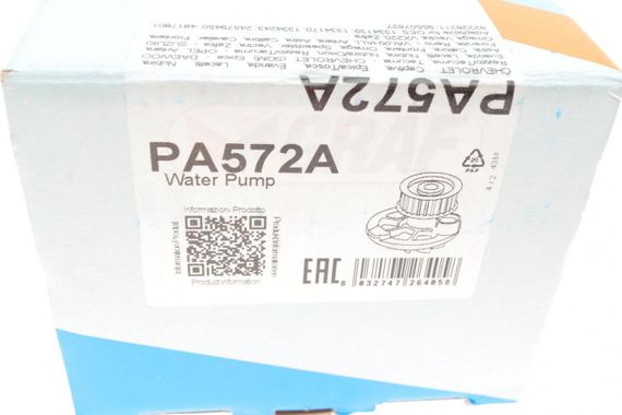 Помпа воды Opel Astra F G H Omega B Vectra A B Zafira A B 1.8i 2.0i 2.2i 2.4 94- 25z  R B  8 лоп  PA572A | Зображення 8