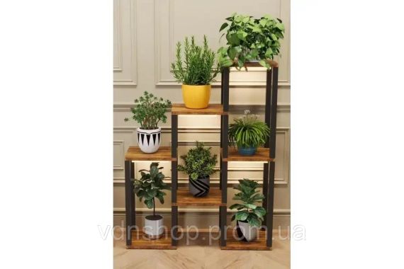 Стойка/полка для цветов и растений (CVT-8 с LED подсветкой)