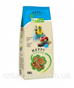 Корм для волнистых попугаев Nestor Premium смородина, яблоко, йод 500 г 3076