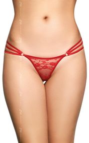 Жіночі стрінги - G-String 2498, red - S/M Sex Aura