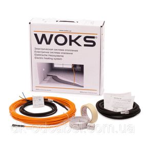 Комплект для тонкого теплого пола Woks 10, 75 Вт, 7,5 м