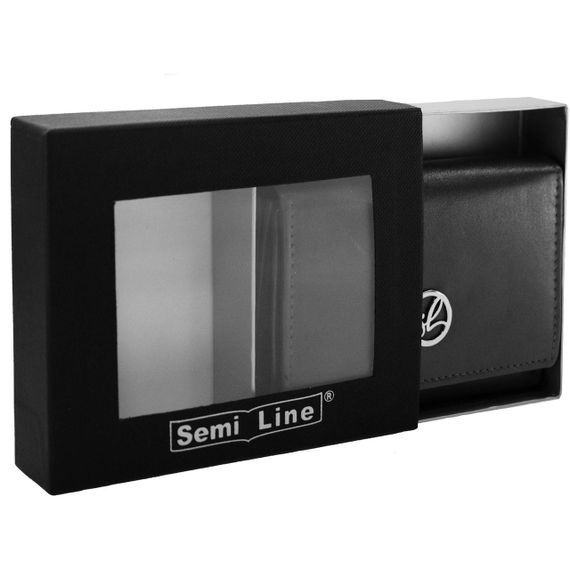 Гаманець жіночий шкіряний Semi Line RFID Black (P8272-0) | Зображення 2