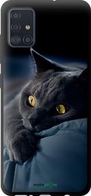 Чохол на Samsung Galaxy A51 2020 A515F Димчастий кіт "825b-1827-2448"