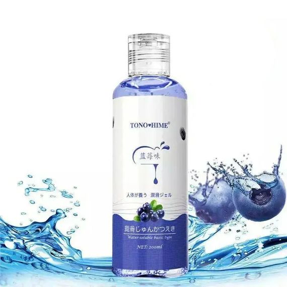 Їстівний інтимний гель Tono Hime зі смаком чорниці 200 ml | Зображення 2