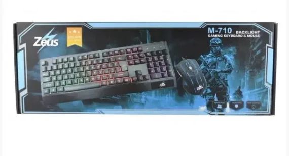 Клавиатура Led Gaming Keyboard Mouse M 710 | Зображення 1